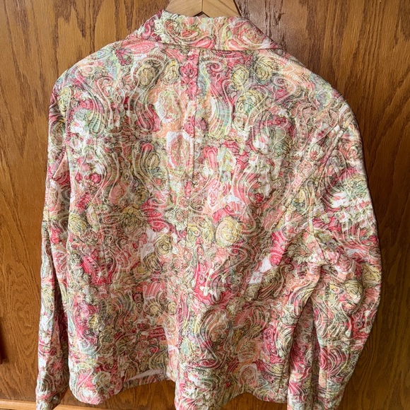 Christopher & Banks Multicolor Paisley Blazer - Picture 5 of 8
